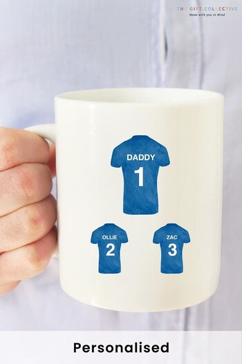 Personalised Sports Shirt Mug by The Gift Collective (K04267) | £12