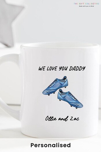 Personalised Sports Boots Mug by The Gift Collective (K04269) | £12