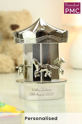 Personalised Carousel Money Box by PMC (K04853) | £45