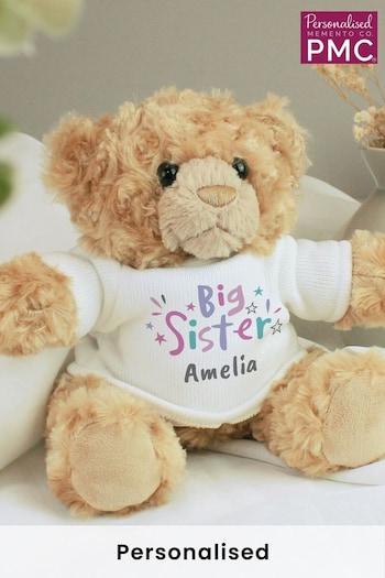 Personalised Big Sister Teddy Bear by PMC (K04868) | £20