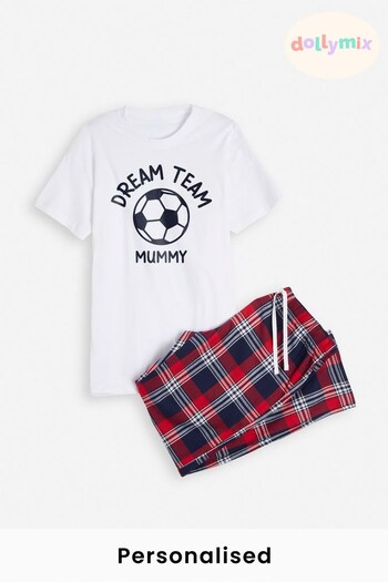 Personalised Women's Football Pyjamas by Dollymix (K06125) | £30