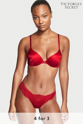 Victoria's Secret Lipstick Red Lace Thong Knickers (K06518) | £14