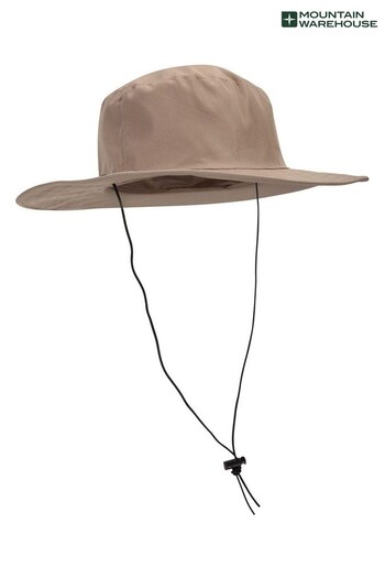 Mountain Warehouse Brown Travel Anti-Mosquito Mens Brim Hat (K06615) | £23