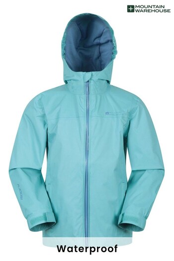 Mountain Warehouse Blue Torrent Kids Waterproof Jacket (K06865) | £35