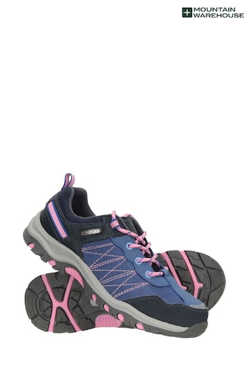 Mountain Warehouse Purple Stampede Kids Waterproof Walking Shoes (K06874) | £37