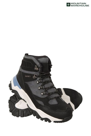 Mountain Warehouse Black Hike Womens Waterproof Recycled Boots Save (K06955) | £64