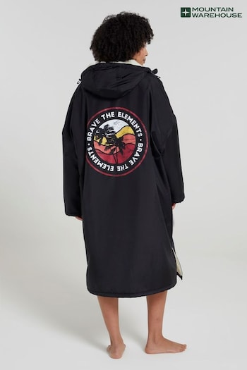 Mountain Warehouse Black Tidal Womens Waterproof Changing Robe (K06982) | £141