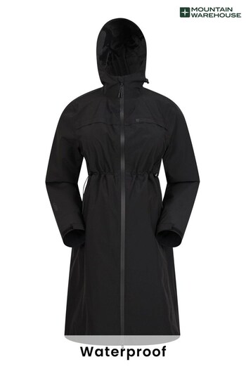 Mountain Warehouse Black Hilltop Maternity Lightweight Waterproof Jacket (K06987) | £96