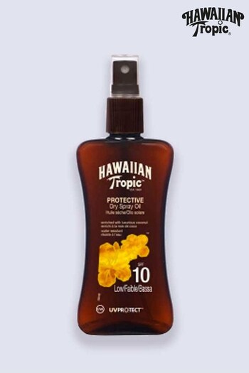 Hawaiian Tropic Protective Spray Oil Spray Pump SPF 10 200ml (K07118) | £14.50