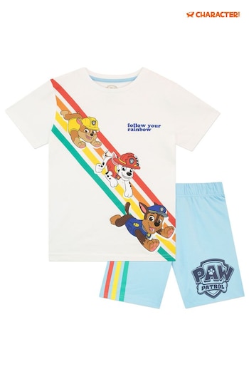 Character Blue Paw Patrol T-Shirt and Shorts Set (K07207) | £17
