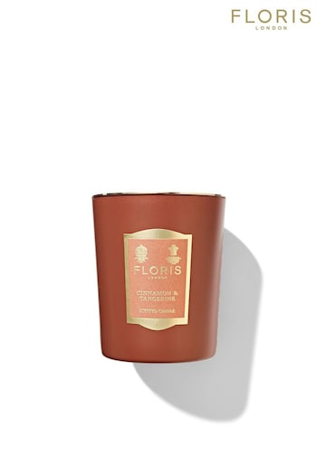 Floris Cinnamon & Tangerine Scented Candle 175g (K07282) | £60