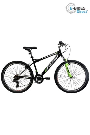 E-Bikes Direct Black Dallingridge Pulsar Hardtail Mountain Bike, 26In Wheel (K08149) | £210