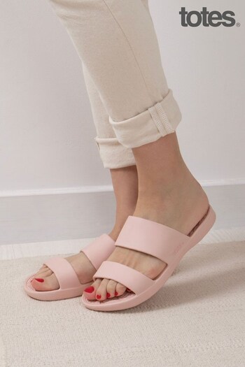 Totes Evening Sand Solbounce Ladies Double Strap Slide (K08282) | £18