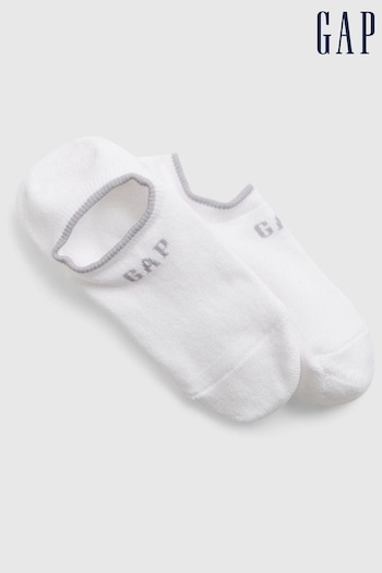 Gap White Unisex Athletic Ankle Socks (K09093) | £8