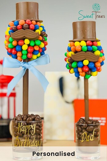 Personalised Peanut M&M with Hat & Moustache by Sweet Trees (K09160) | £29 - £43