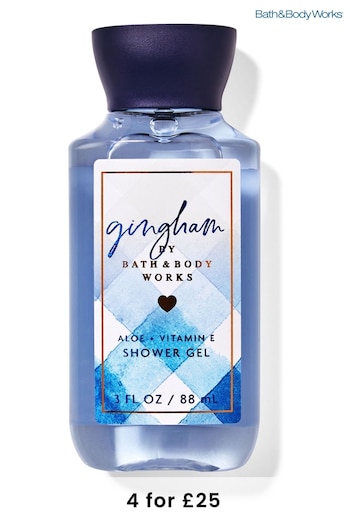 Wrapping Paper & Gift Bags Gingham Travel Size Shower Gel3 fl oz / 88 mL (K09640) | £9