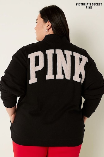 Victoria's Secret PINK Black Varsity Jacket (K09968) | £70