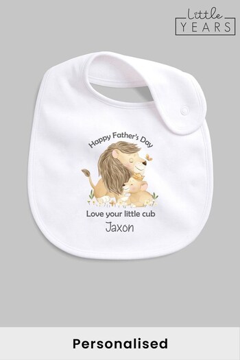 Personalised Father's Day Bib by Little Years (K10255) | £10