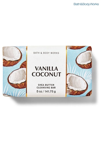 Bath & Body Works Vanilla Coconut Shea Butter Cleansing Bar 5 oz / 141.75 g (K10864) | £11.50