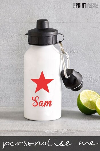 Personalised Water Bottle by The Print Press (K12067) | £14