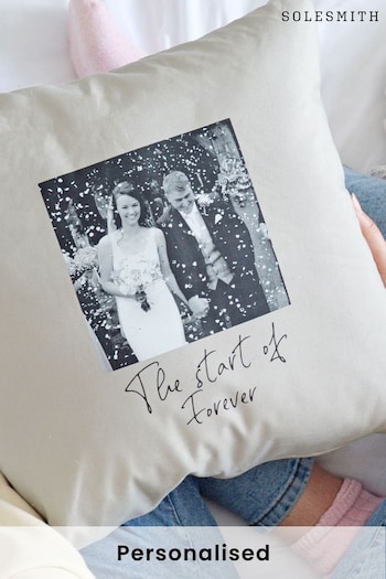 Personalised Wedding Gift Photo Cushion by Solesmith (K12231) | £30