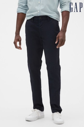 Gap Navy Essential Chinos in Slim Fit with Washwell (K12315) | £40