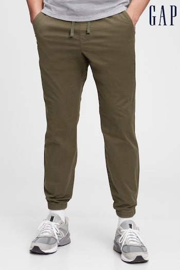 Gap Khaki Green Slim Twill Cuffed Trouser (K12320) | £40