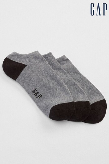 Gap Grey Ankle Socks 3-Pack (K12339) | £10