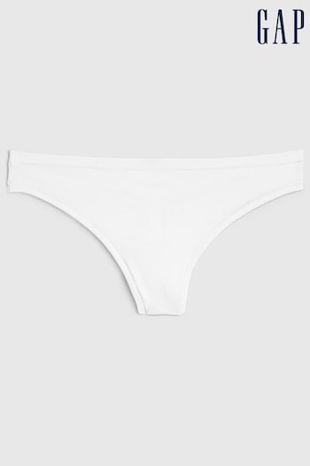 Gap White Breathable Thong Knickers (K12464) | £5