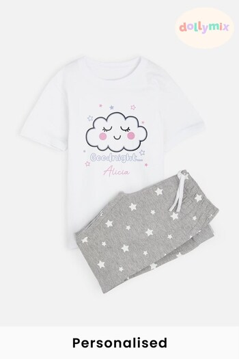 Personalised Goodnight Pyjamas for Girls by Dollymix (K12531) | £30