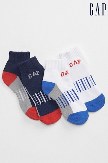 Gap Blue Crew Socks 2-Pack (K12797) | £5