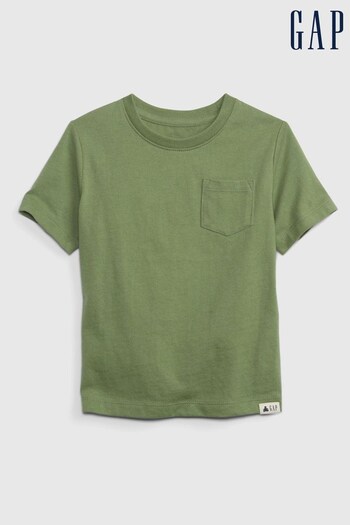 Gap Green Pocket Short Sleeve Crew Neck T-Shirt (K12817) | £6