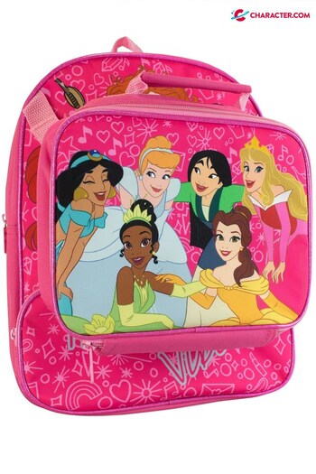 Character Pink Disney Princess Backpack and Lunch Bag Set (K13100) | £19