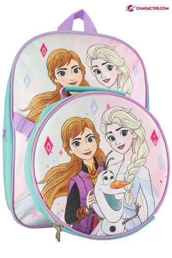 Character Pink Frozen Backpack and Lunch Bag Set (K13101) | £19
