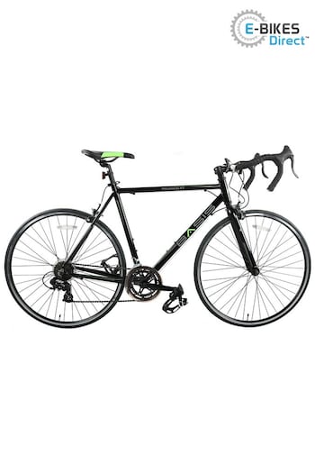 E-Bikes Direct Black Basis Tourmalet 14 Adults Road Bike, 700c Wheel (K13892) | £349