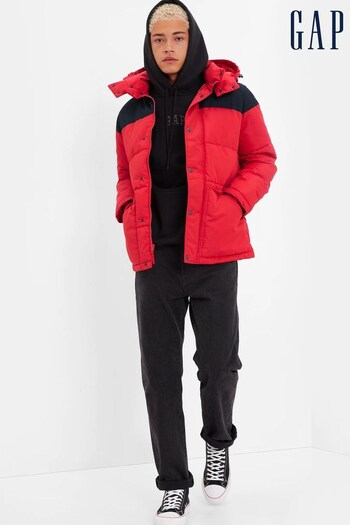 Gap Red Puffer Coat (K14697) | £75