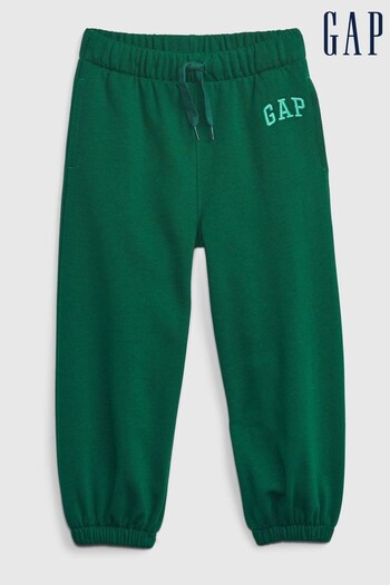 Gap Green Print Logo Fleece Joggers (K14796) | £15
