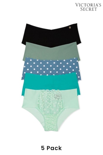 Victoria's Secret Green Cheeky No Show Knickers 5 Pack (K15031) | £25