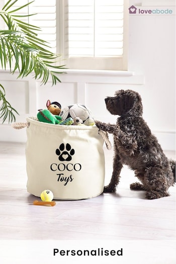 Personalised Dog Toy Storage by Loveabode (K15048) | £25
