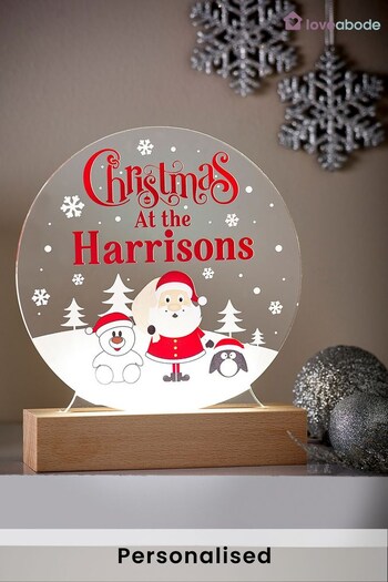Personalised Christmas Night Light by Loveabode (K15050) | £22