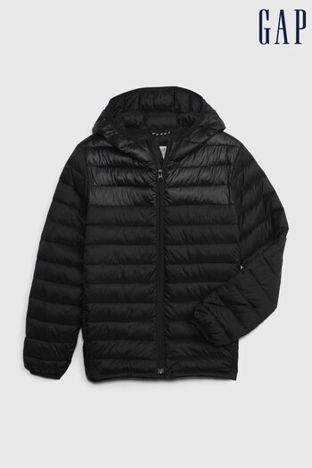 Gap Black Recycled Lightweight Puffer Jacket (K15248) | £45