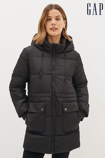 Gap Black Puffer Coat (K15826) | £75