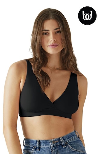 Bravado Black Nursing Ballet Nursing Bra in Sustainable Eco Fabric (K15844) | £28