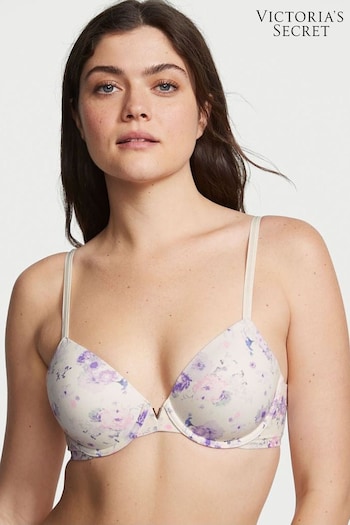 Victoria's Secret White Meadow Floral Smooth Lightly Lined Full Cup Bra (K16006) | £45
