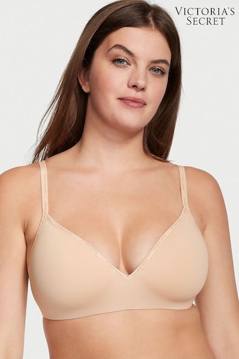 Victoria's Secret Champagne Nude Smooth Lightly Lined Non Wired T-Shirt Bra (K16028) | £35