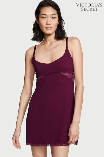 Victoria's Secret Kir Purple Modal Slip Dress (K16084) | £45