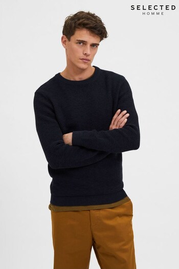 Selected Homme Black Soft Knitted Jumper (K16899) | £45