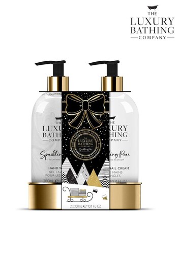 The Luxury Bathing Company Sparkling Pear  Nectarine Blossom Hand Care Duo (K17205) | £11