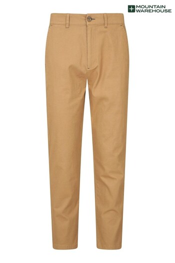 Mountain Warehouse Brown Woods Organic Chino Public Trousers - Mens (K17221) | £40