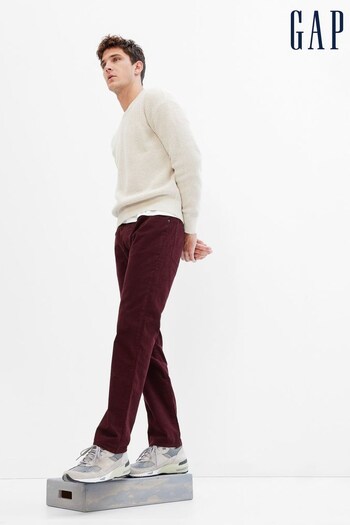 Gap Red Burgundy Corduroy Straight Jeans (K17389) | £45